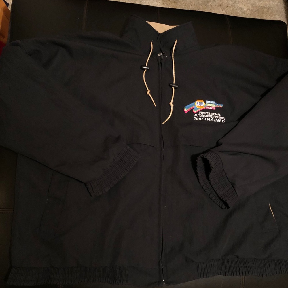 VINTAGE NAPA AUTO WINDBREAKER XL
